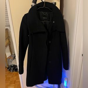 Babaton wool black coat